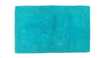 Elegance Cotton Reversible Bath Mat Turquoise