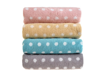 Polka Dot Spot Cotton 500GSM Bath Towel