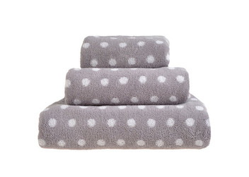 Polka Dot Spot Soft Cotton 500GSM Hand Towel