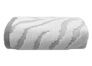 Zebra Sculpted Print Cotton 550GSM Bath Towel