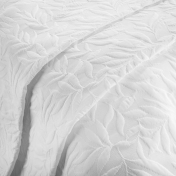 Luana Modern Pinsonic Leaf 3D Effect 100% Polyester Duvet Cover Set