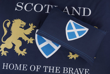 Home Of The Brave Scotland Saltire Scottish Soft Duvet Cover Set