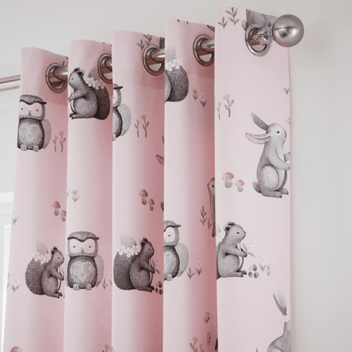 Catherine Lansfield Woodland Friends Soft Bedding Curtains Matching Range