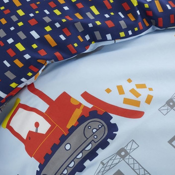 Catherine Lansfield Kids Construction Bedding Curtains Matching Range
