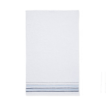 Catherine Lansfield Java Stripe 450GSM Soft Absorbent Cotton Towels Range White