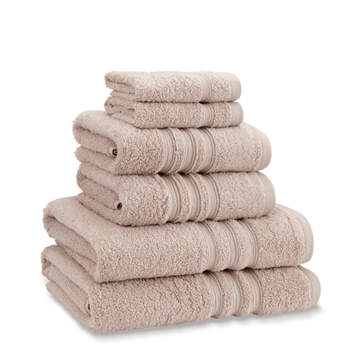Catherine Lansfield Zero Twist 500GSM Soft Absorbent Cotton Towels Range Natural
