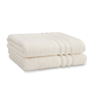 Catherine Lansfield Zero Twist 500GSM Soft Absorbent Cotton Towels Range Cream