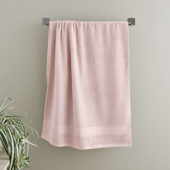 Catherine Lansfield Anti-Bacterial 500GSM Soft Absorbent Cotton Towels Range Pink