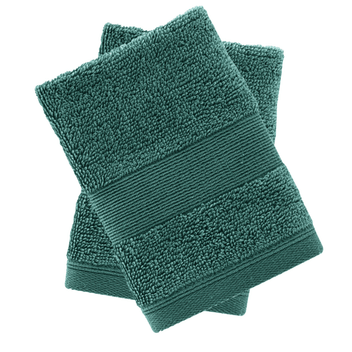 Catherine Lansfield Anti-Bacterial 500GSM Soft Absorbent Cotton Towels Range Forest Green