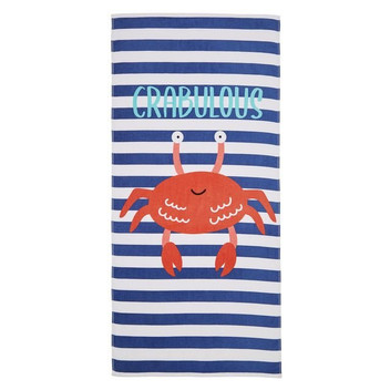 Catherine Lansfield Crabulous Beach Towel