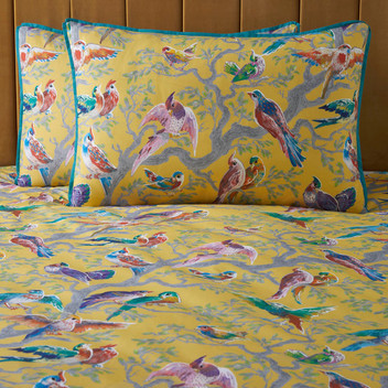 LLB Designer Birdity Absurdity Exotic Birds 100% Cotton Duvet Cover Set
