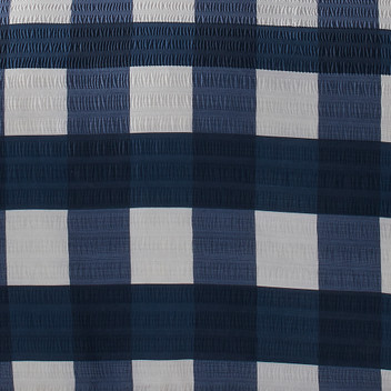 Seersucker Gingham Check Textured Soft Brushed Fabric Duvet Cover Set