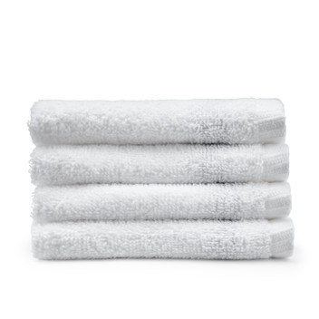 Catherine Lansfield White Quick Dry Lightweight Cotton Bathroom Towels Range