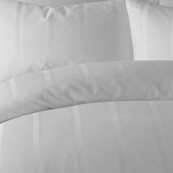 Luxe & Wilde Henry White 100% Cotton 200 Thread Count Duvet Quilt Cover Set