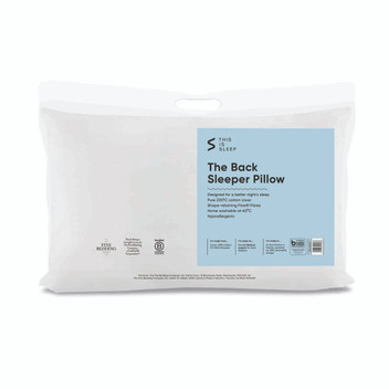 Fine Bedding Company This Is Sleep The Back Sleeper Medium Support Pillow