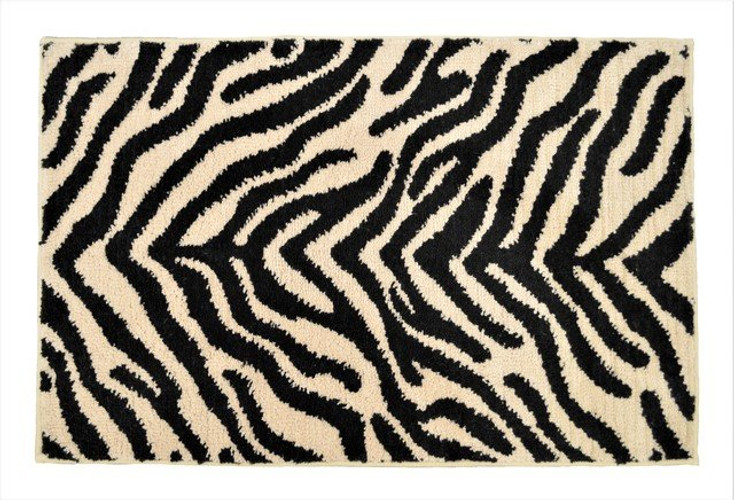 Zebra Print Striking Colourful Non-Slip Bath Mat