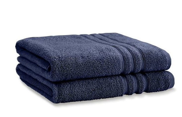 Catherine Lansfield Zero Twist 500GSM Soft Absorbent Cotton Towels Range Navy Blue