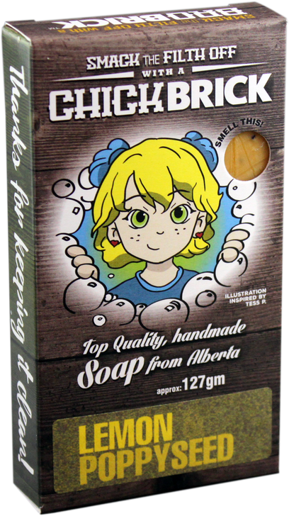 Lemon Poppy seed soap