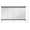 Dimplex Firebox Accesories:BFDOOR45BLKSM