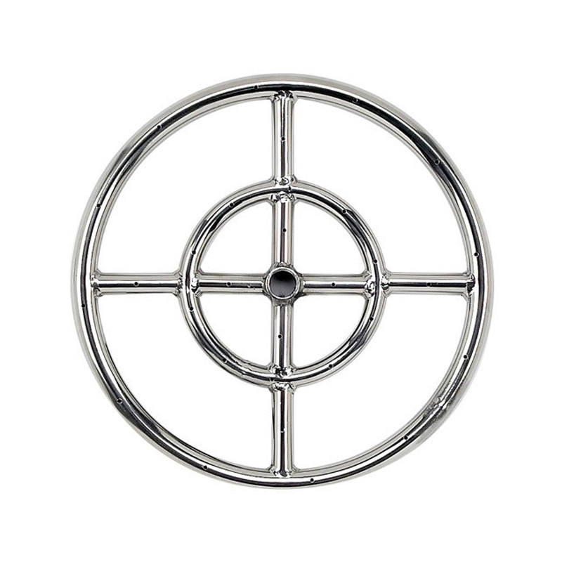 American Fireglass Ring Burner:SS-FR-36