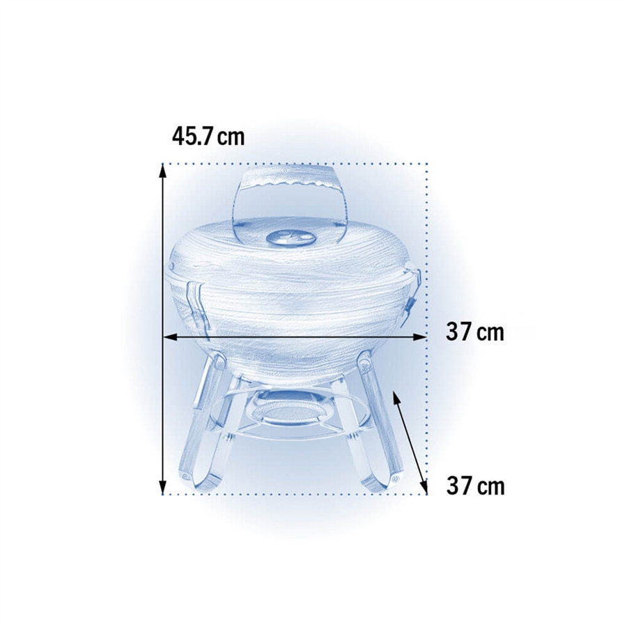 Napoleon Grill Charcoal:NK14K-LEG-3