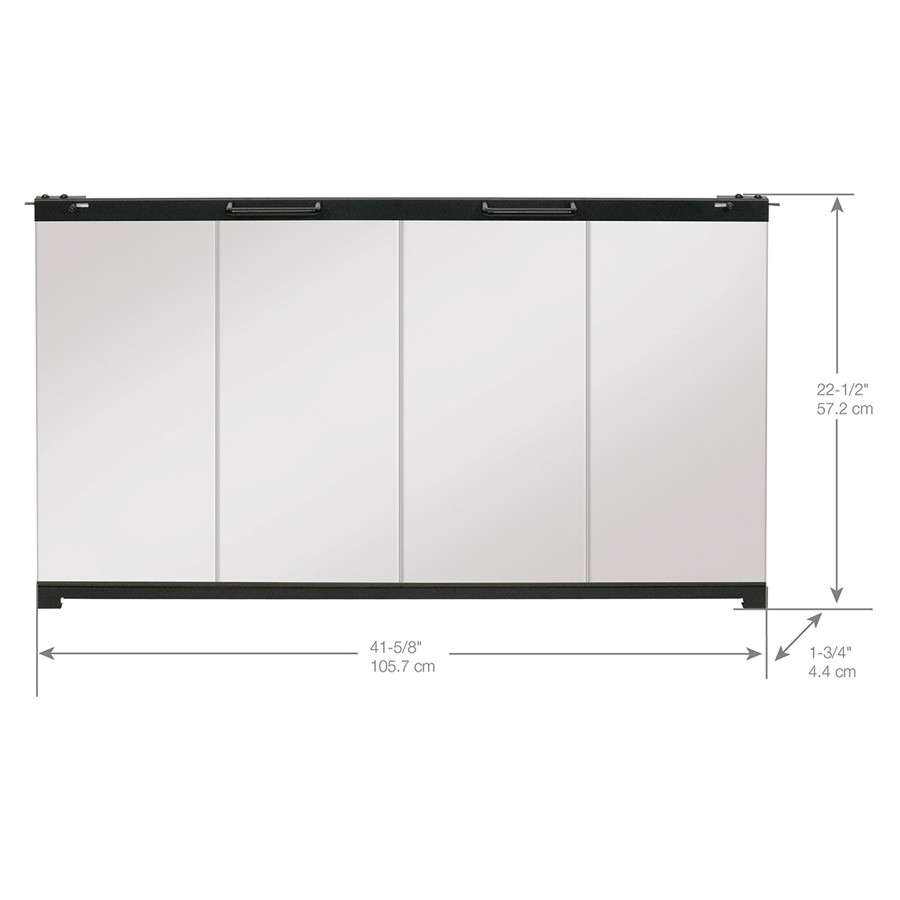 Dimplex Firebox Accesories:BFDOOR45BLKSM
