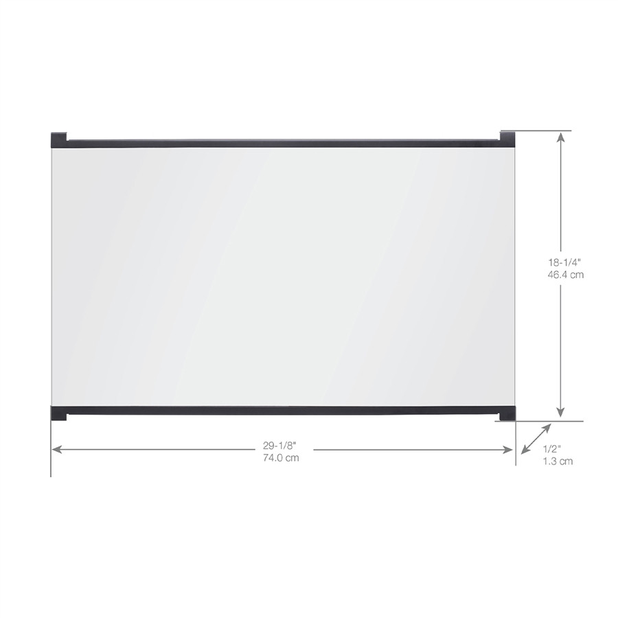 Dimplex Firebox Accesories:BFGLASS33BLK