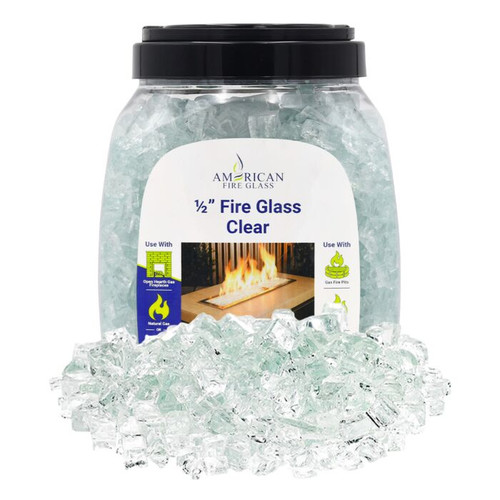 American Fireglass Half:AFF-CLR12-10-J