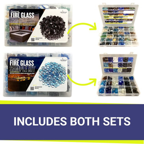 American Fireglass  Flame Gu:AFG-GLSKIT-SET