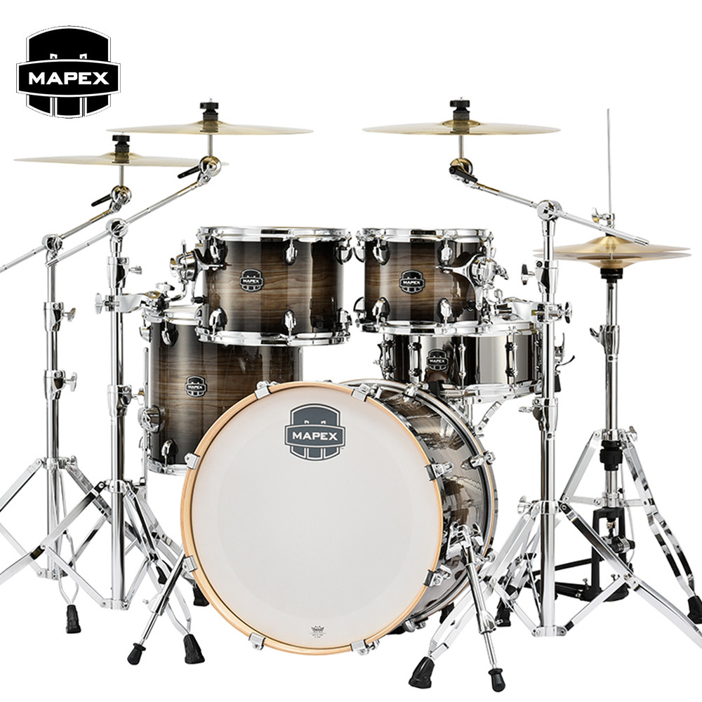 Mapex Armory 5pc Fusion Drum Set Shell Pack Black Dawn with