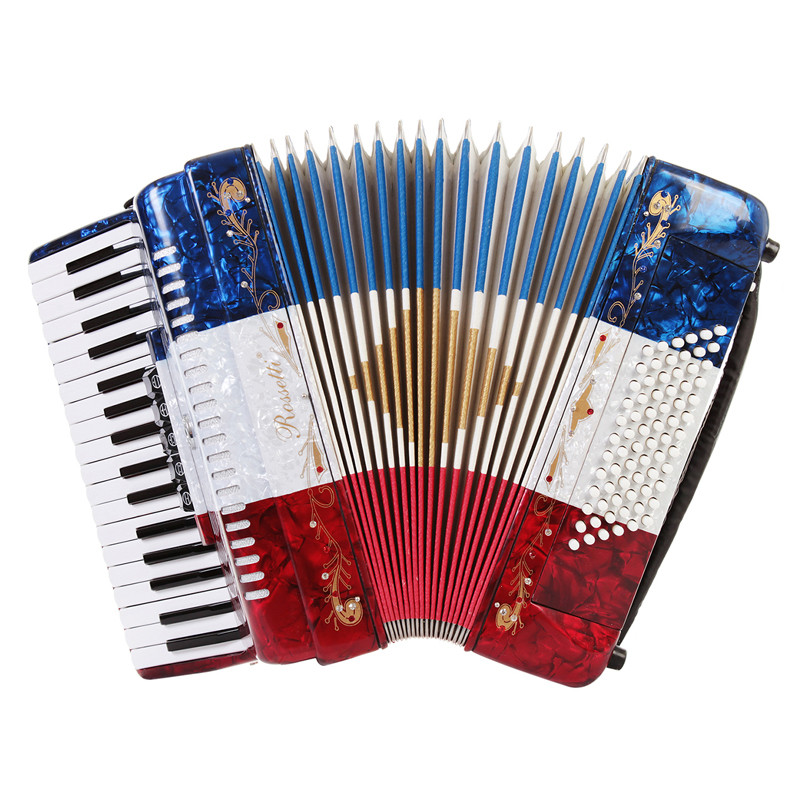D'Luca Grand Piano Accordion Switches 30 Keys 48 Bass With, 47 OFF