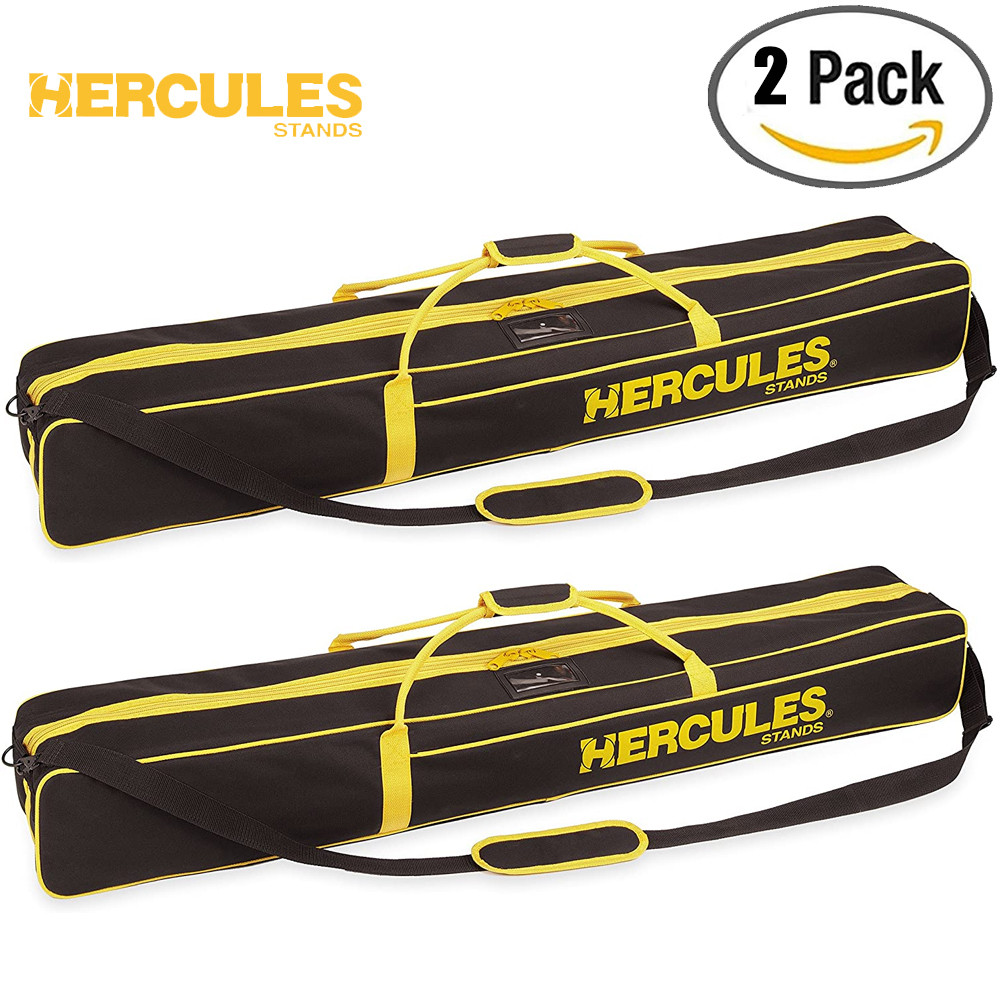 2-PACK Hercules MSB001 Speaker/Microphone Stand Durable Bag with