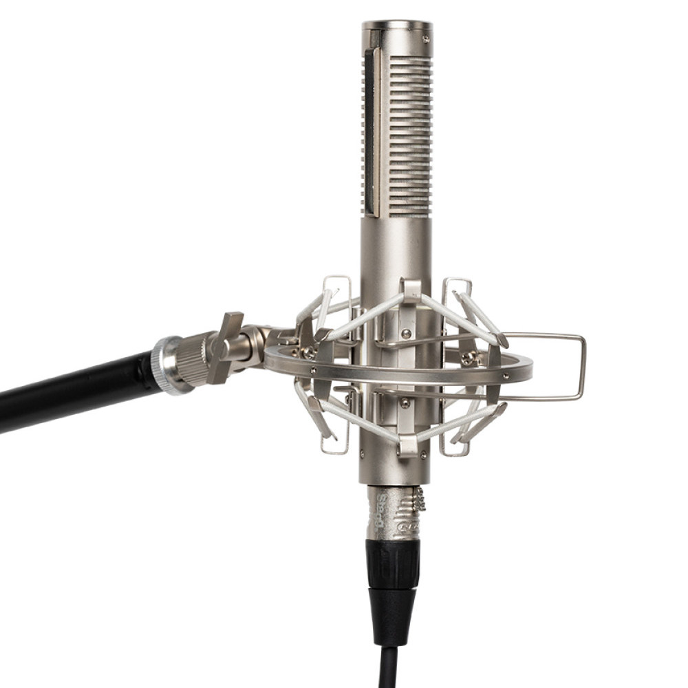 Stagg SRM70 Vocal and Instrumental Ribbon Microphone Silver with Shock