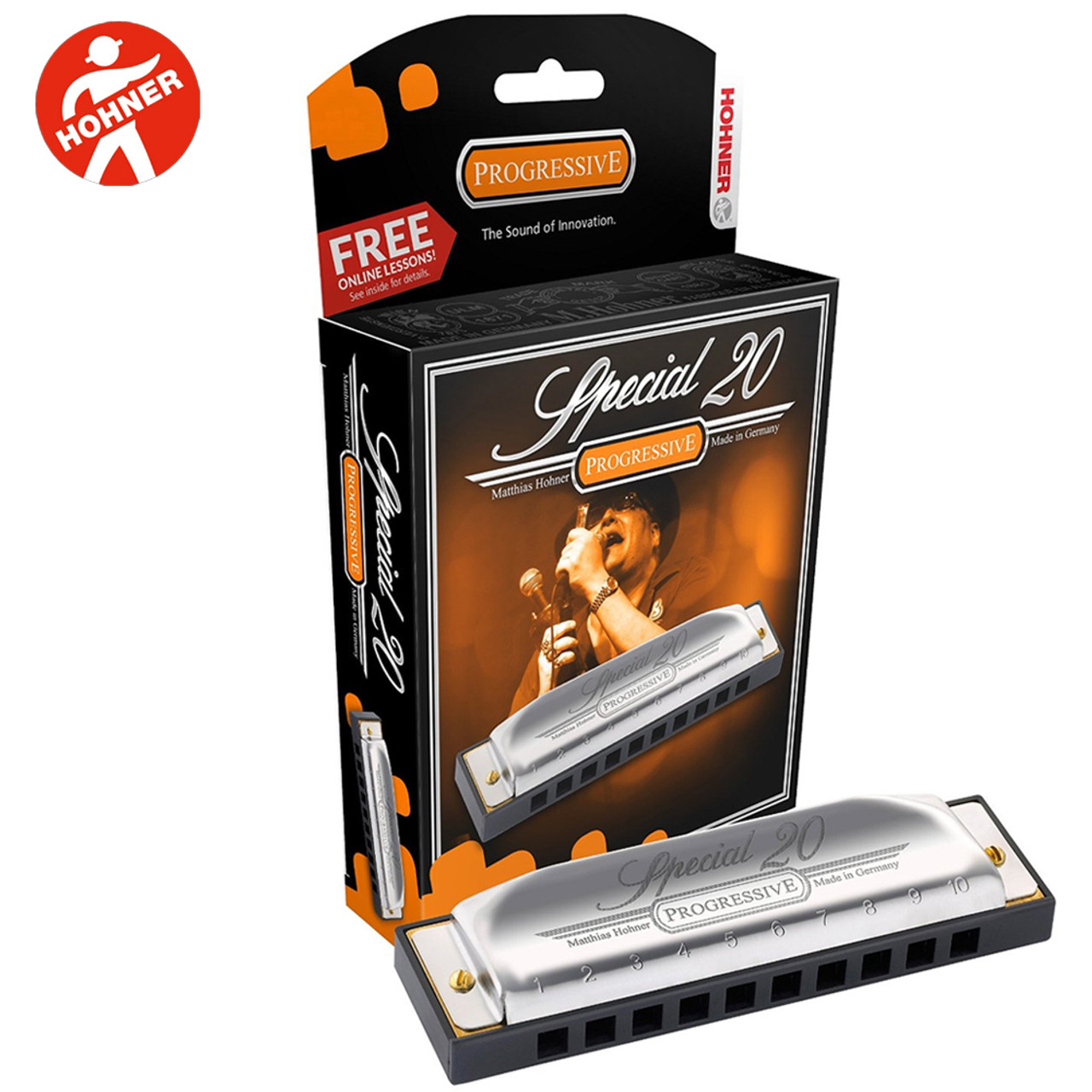 Hohner Progressive Special 20 Harmonica, Db