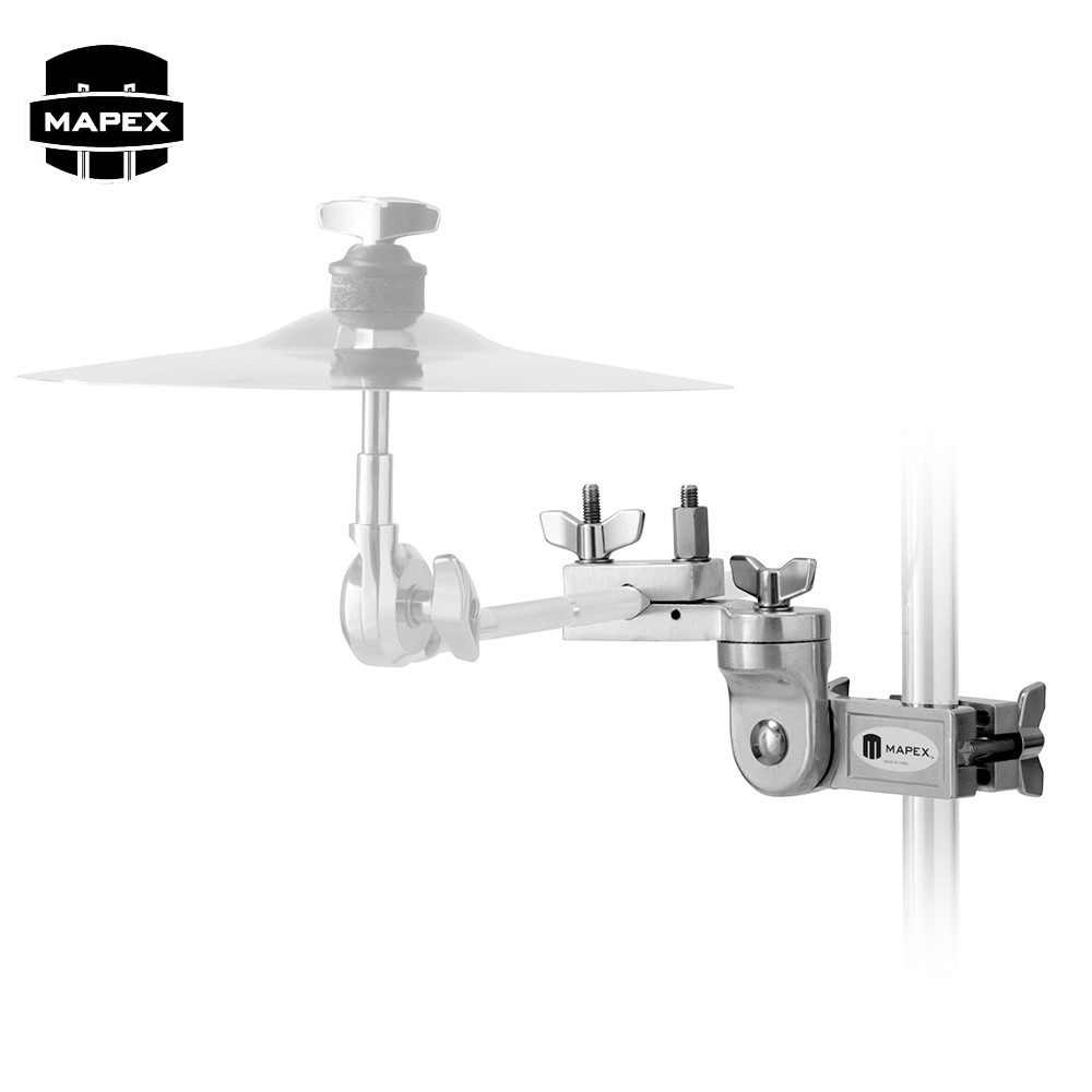 Morsetto Regolabile Mapex AC910 – Montaggio Orizzontale, Cromato, Per Batteria E Attrezzature Musicali, Multiuso E Robusto