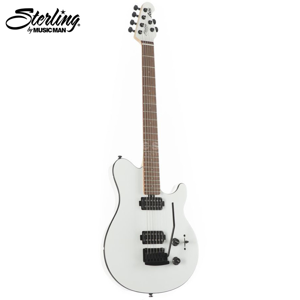 Sterling By Music Man SUB Series Axis Electric Guitar White AX3SWHR1