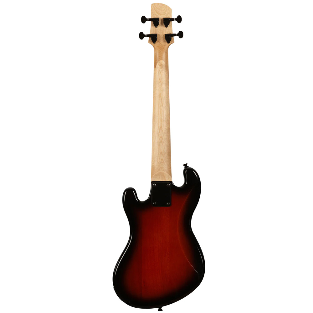 Kala UBASS Solid Body 4-String Fretted Electric Bass Tobaccoburst UBASS ...