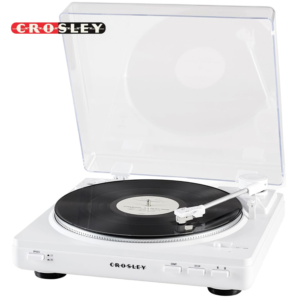 Crosley T400D Component 2-Speed Bluetooth Turntable - White T400D