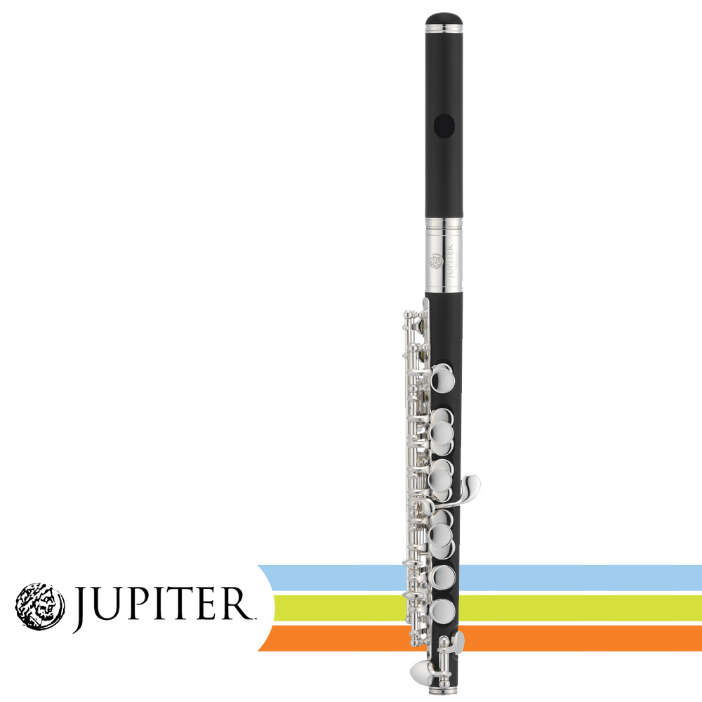 Jupiter JPC1010 ABS Resin Headjoint and Body Piccolo Silver Plated