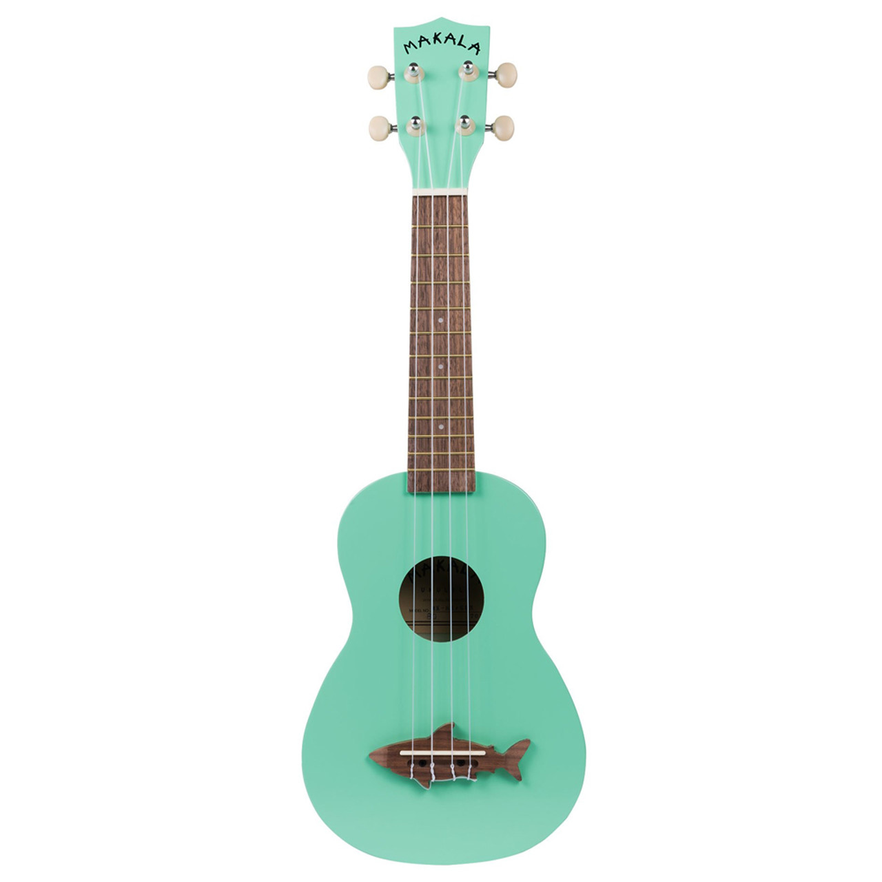 makala shark bridge soprano ukulele surf green