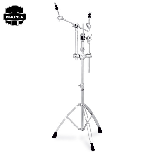 Mapex TS965A Double Braced Combo Stand for Single Tom and Two Hideaway Boom Cymbal Mapex TS965A Double Braced Combo Stand for Single Tom and Two Hideaway Boom Cymbal