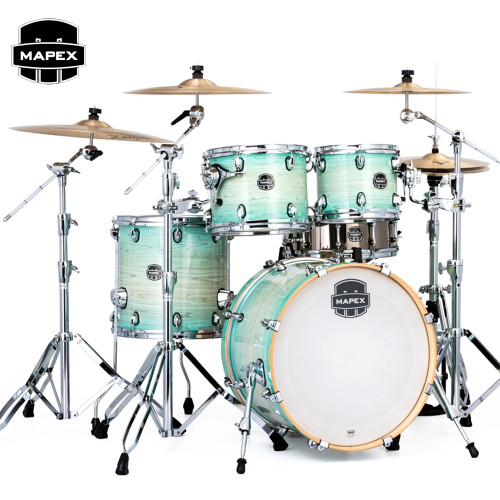 Mapex ARMORY 5pc Fusion Drum Set Shell Pack Ultramarine with Tomahawk Snare Drum AR504SCUM Mapex ARMORY 5pc Fusion Drum Set Shell Pack Ultramarine with Tomahawk Snare Drum AR504SCUM