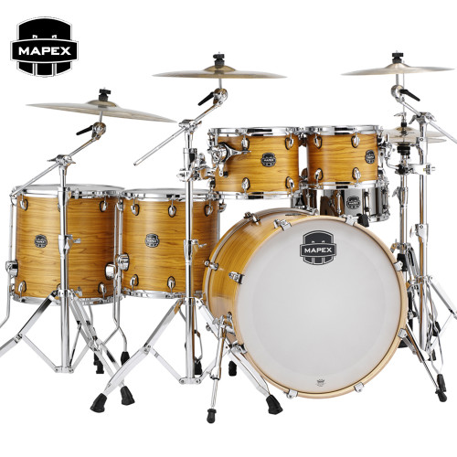 Mapex ARMORY 6-Piece Studioease 22" Drum Set Shell Pack Desert Dune with Tomahawk Snare AR628SCDW  Mapex ARMORY 6-Piece Studioease 22" Drum Set Shell Pack Desert Dune with Tomahawk Snare AR628SCDW