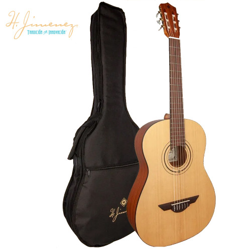 H. Jimenez LG100 Educativo Series Full Size Classical Nylon Acoustic Guitar with Bag