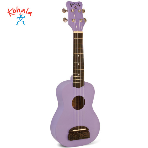 Kohala KT-SPU Tiki Series Beginner Soprano Ukulele Purple Satin Finish Kohala KT-SPU Tiki Series Beginner Soprano Ukulele Purple Satin Finish
