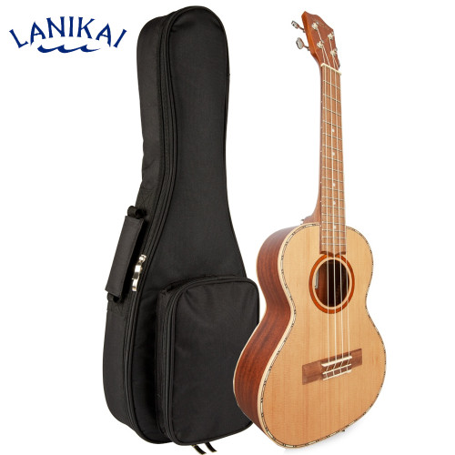 Lanikai CDST-C Cedar Solid Top Concert Ukulele with Padded Gig Bag Lanikai CDST-C Cedar Solid Top Concert Ukulele with Padded Gig Bag