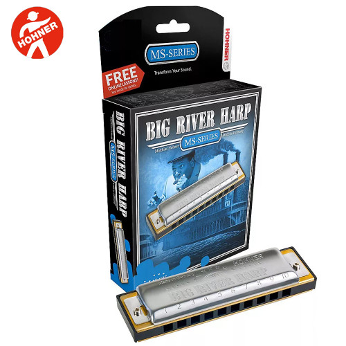 Hohner Big River Harp Diatonic Harmonica - Key of E