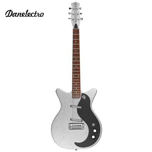 Danelectro '59M NOS+ 60th Anniversary Edition Silver Metal Flake Electric Guitar