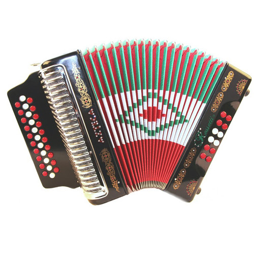 Rossetti Azteca 31 Button GCF/Sol Diatonic Accordion  Rossetti Azteca 31 Button GCF/Sol Diatonic Accordion