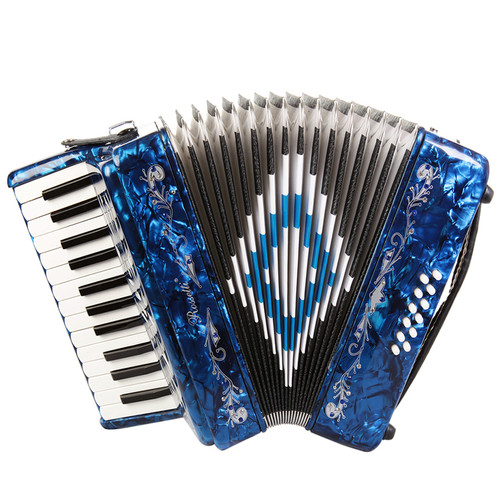Rossetti 2512 25 Keys Piano Accordion - Blue Rossetti 2512 25 Keys Piano Accordion - Blue